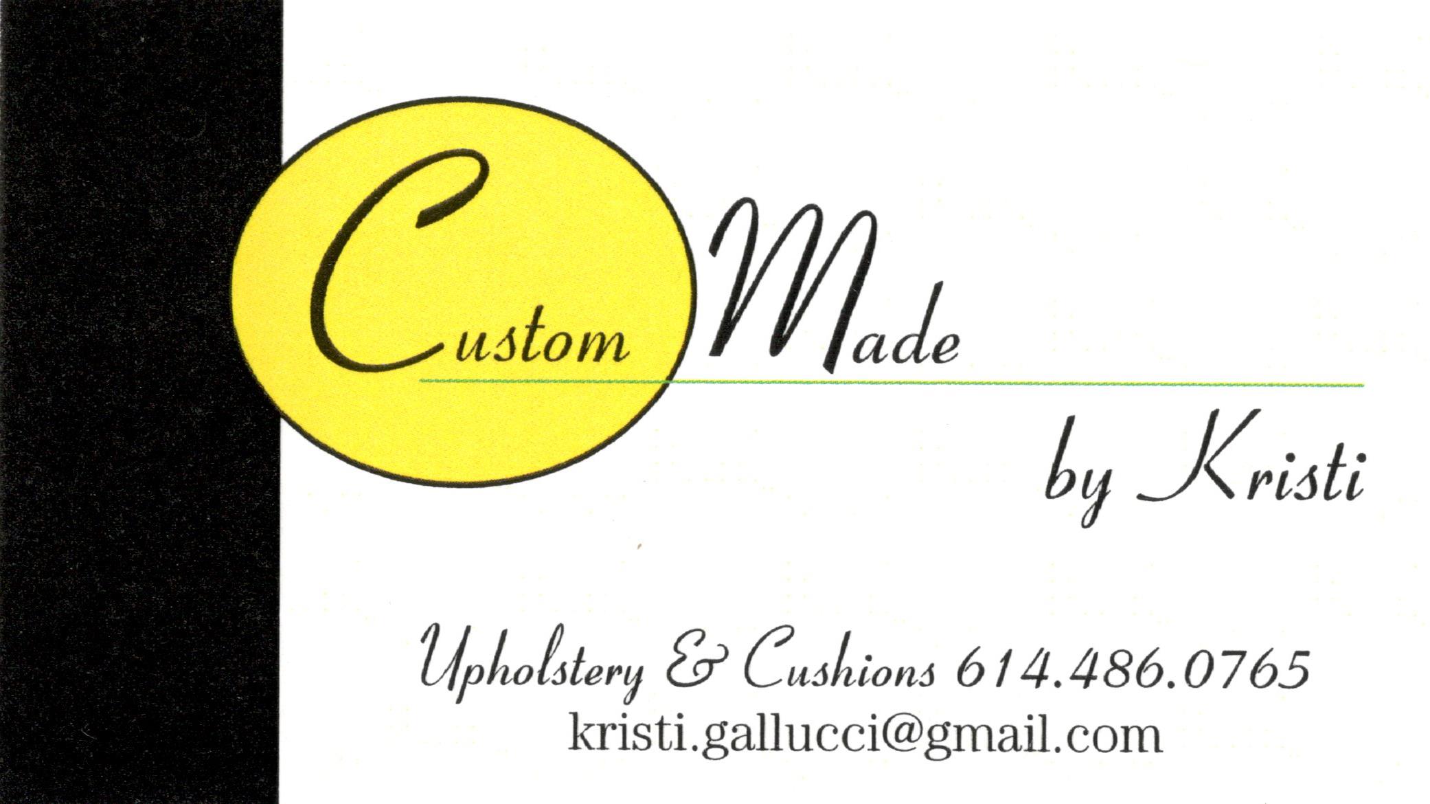 Logo for CUSTOM MADE BY KRISTI